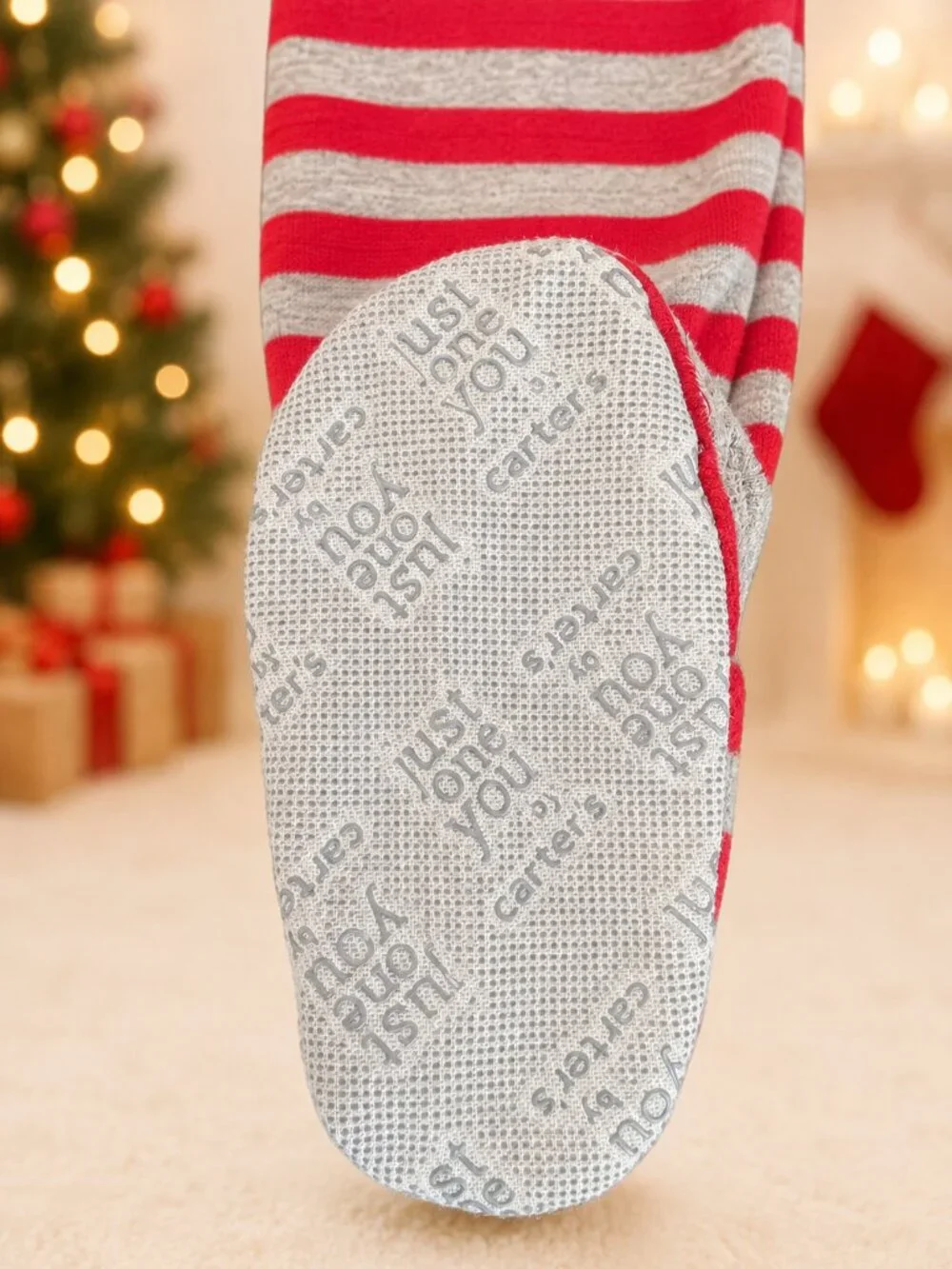 Carter’s Just One You Santa Christmas Footed Pajamas 4T